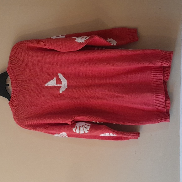 Vintage BEST AMERICAN CLOTHING CO Cardigan Nautical Open Knit Sweater Size SMALL - Picture 5 of 5